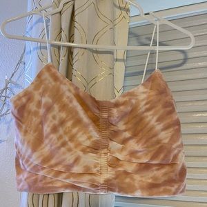 Aeropostale Cinched Bust Bungee Tanktop